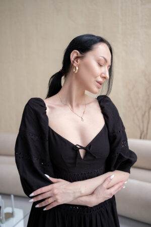 Сукня в стилі Бохо чорна
